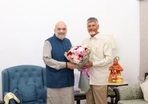Naidu Holds Talks with Amit Shah on Amaravati Legality, Seeks Funds from Sitharaman
