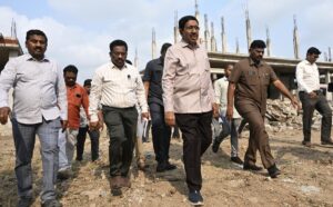 Amaravati Capital Works Speed Up Minister Narayana Inspects Kondaveeti Vagu Development Projects