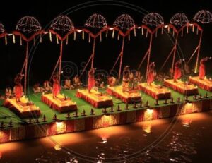 Jala Aarti program at the holy confluence of Krishna-Godavari waters in NTR District