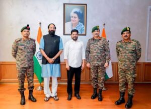 We will prepare Telangana youth for army jobs.. CM Revanth with Lieutenant General