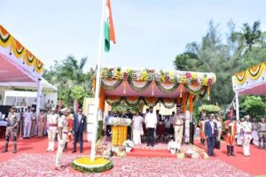Public Administration Day.. CM Revanth unfurls the national flag